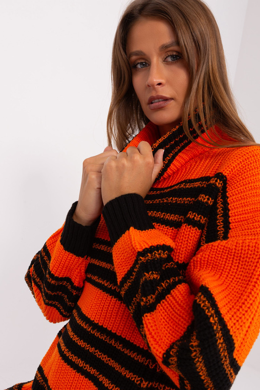 Šaty-BA-SK-8007.42P-oranžové