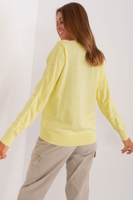Svetr-AT-SW-2231.99P-světle žlutý
