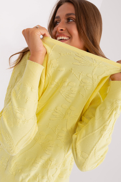 Svetr-AT-SW-2231.99P-světle žlutý