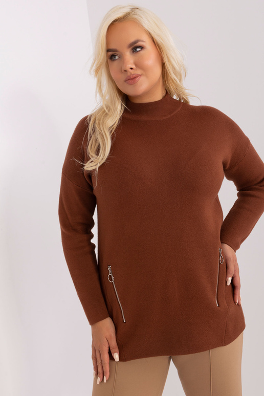 Svetr-PM-SW-PM717.20-hnědý