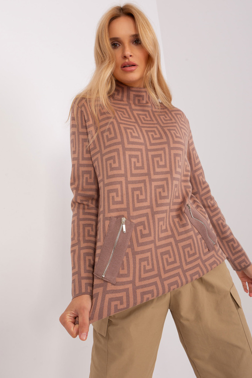 Svetr-AT-SW-2341.00P-hnědý