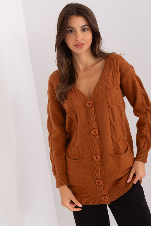 Svetr-AT-SW-2241.36P-světle hnědý