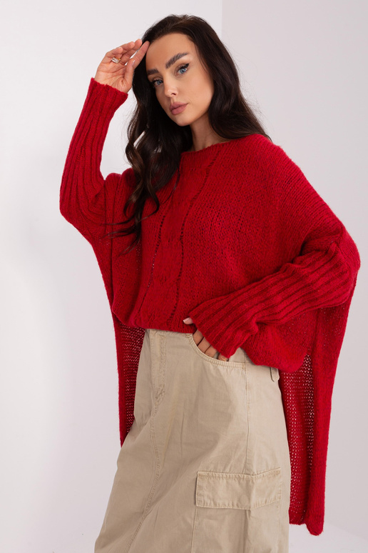 Svetr-TW-SW-BI-559,45-tmavě červený