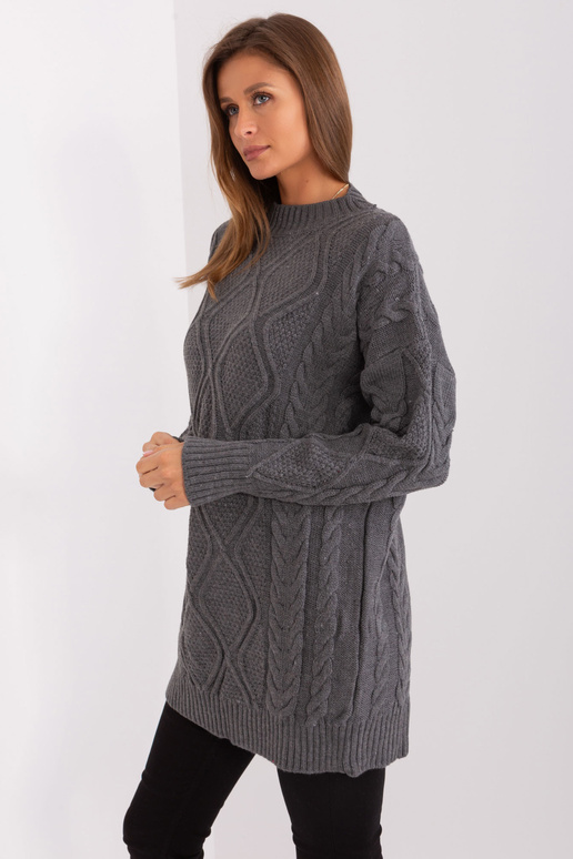 Šaty-BA-SK-8011.53P-tmavě šedé