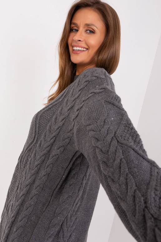 Šaty-BA-SK-8011.53P-tmavě šedé