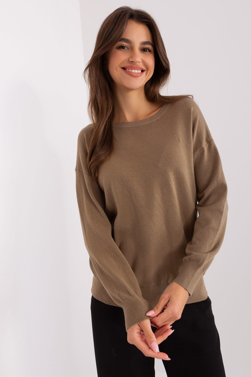 Svetr-AT-SW-2325.95P-tmavě béžový