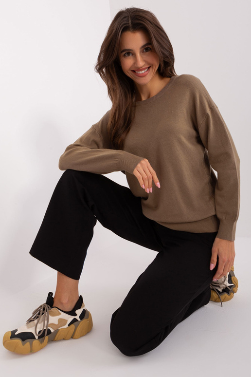 Svetr-AT-SW-2325.95P-tmavě béžový