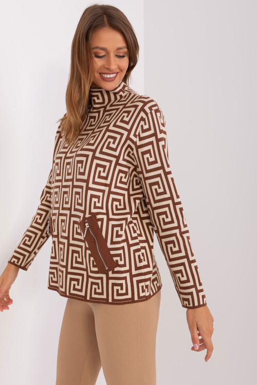 Svetr-AT-SW-2341.00P-hnědý