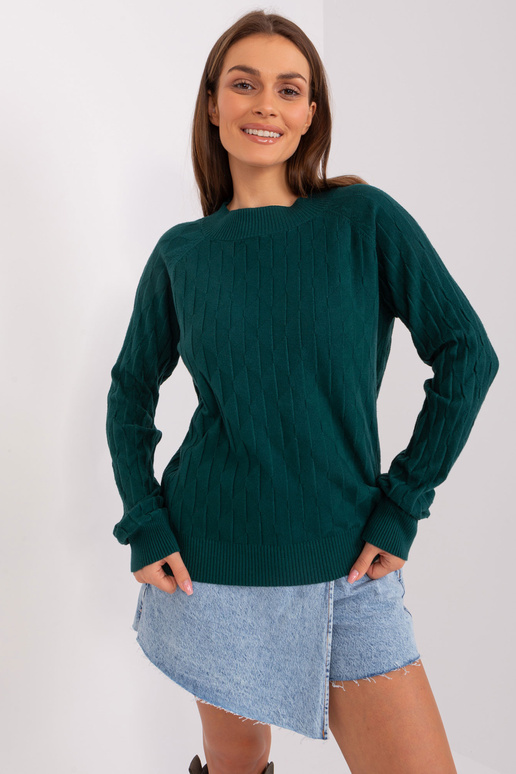Svetr-AT-SW-2326.37X-tmavě zelený