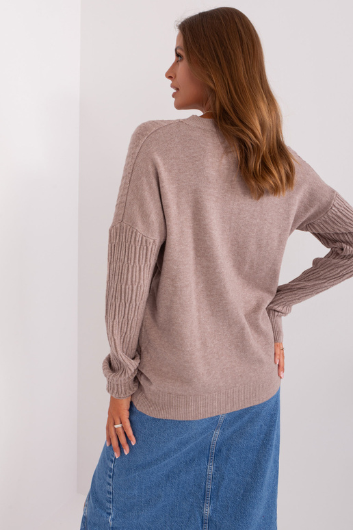 Svetr-AT-SW-2338.14P-tmavě béžový