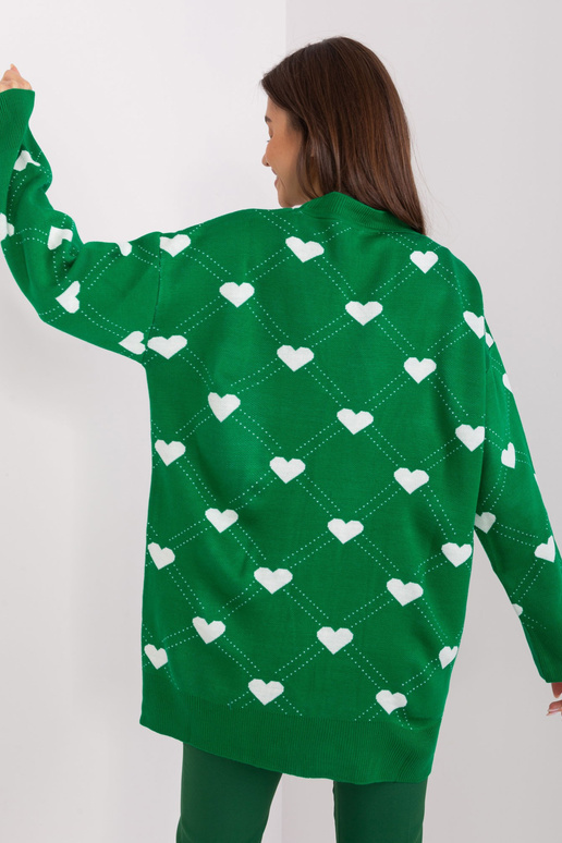 Cardigan-BA-SW-2207.32P-tmavě zelená