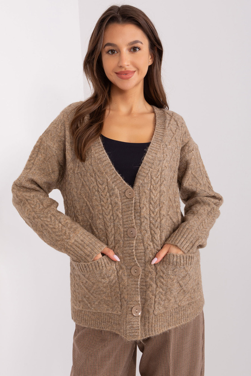 Svetr-AT-SW-2358.31-tmavě béžový