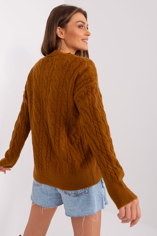 Svetr-AT-SW-2335-1,68P-světle hnědý