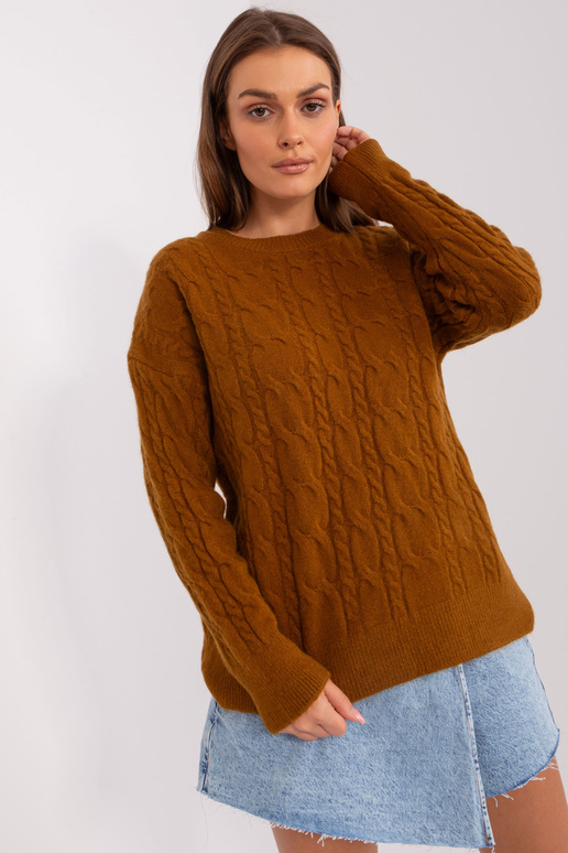Svetr-AT-SW-2335-1,68P-světle hnědý