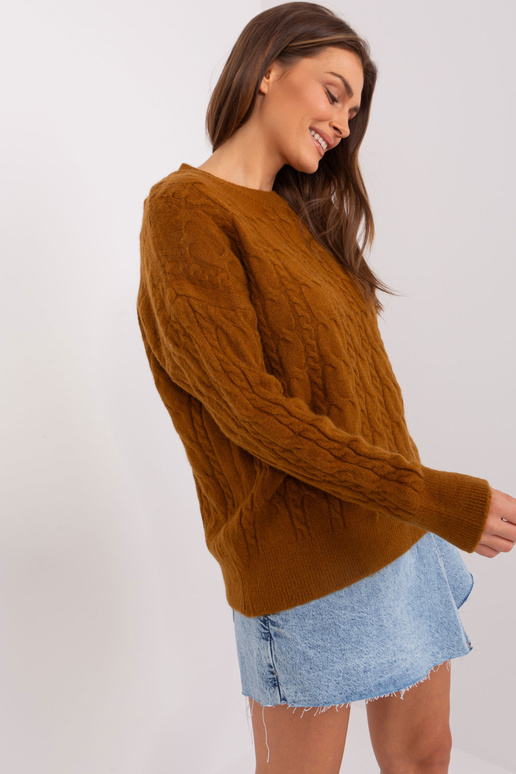 Svetr-AT-SW-2335-1,68P-světle hnědý