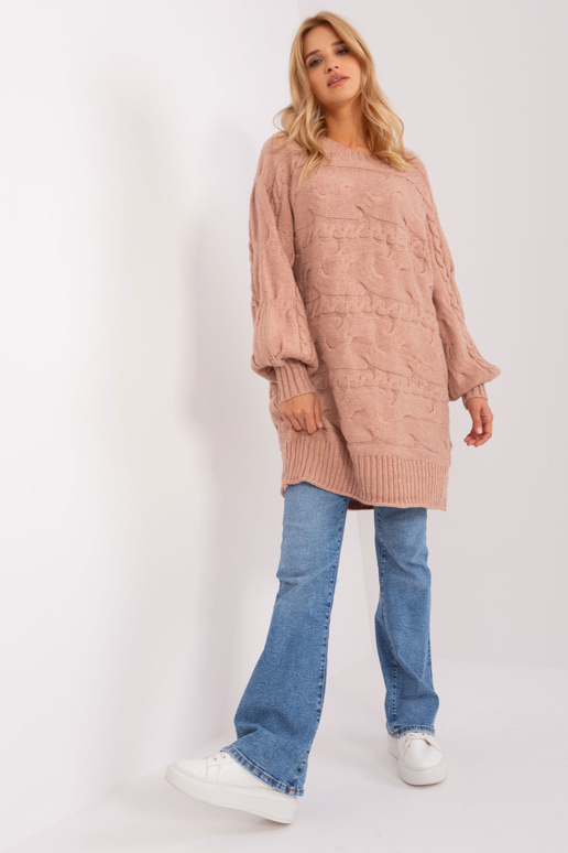 Svetr-AT-SW-2367.76P-tmavě růžový