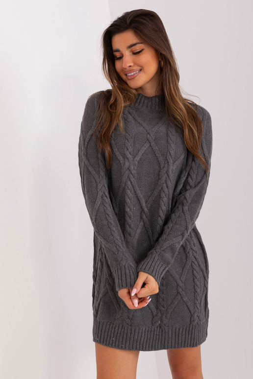 Šaty-BA-SK-8012-1.66P-tmavě šedé