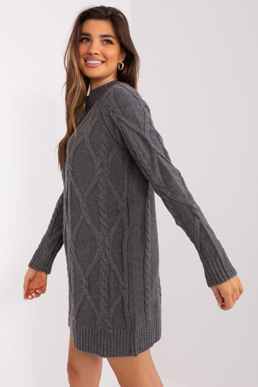 Šaty-BA-SK-8012-1.66P-tmavě šedé