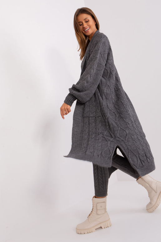 Cardigan-BA-SW-8032-1.06P-tmavě šedá