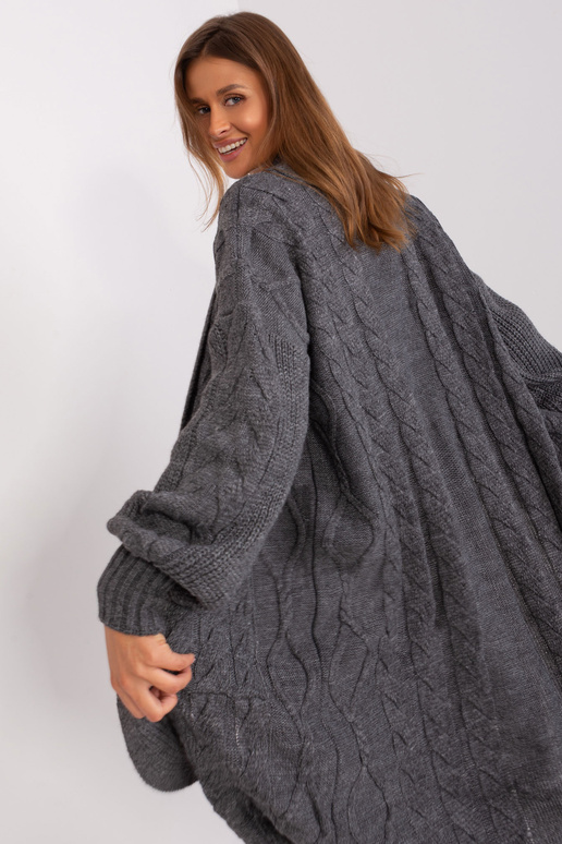 Cardigan-BA-SW-8032-1.06P-tmavě šedá