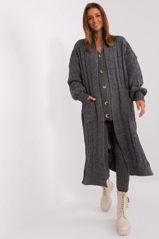 Cardigan-BA-SW-8032-1.06P-tmavě šedá