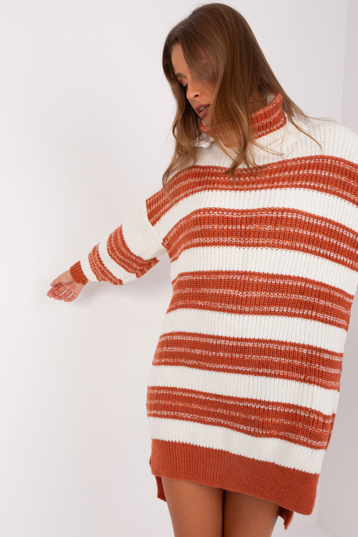 Šaty-BA-SK-8007.05P-tmavě oranžové