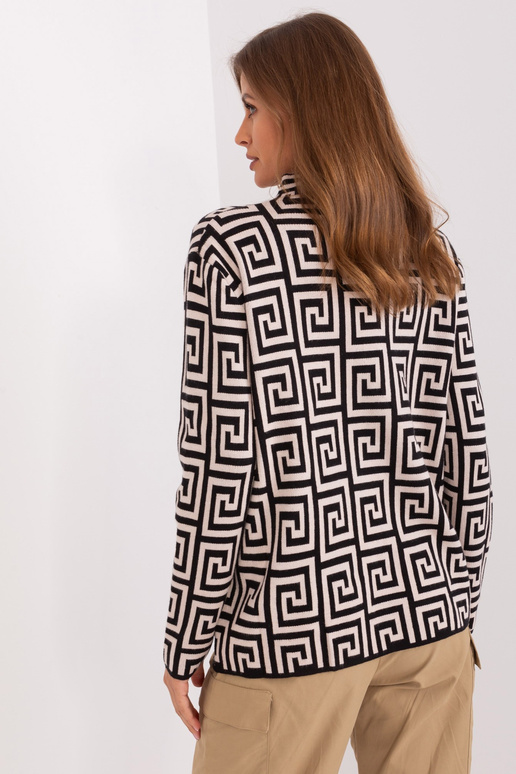 Svetr-AT-SW-2341.00P-černo-béžový