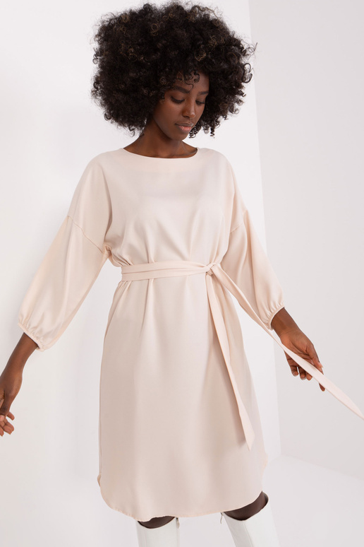 Sukienka-WN-SK-669.92P-jasny beżowy