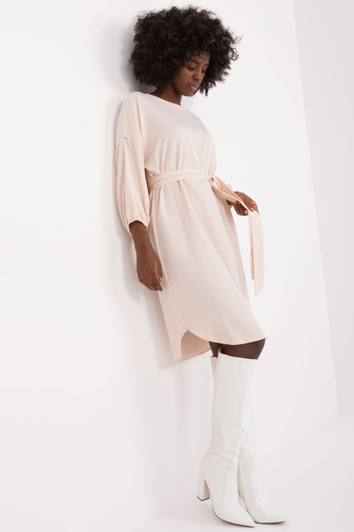 Sukienka-WN-SK-669.92P-jasny beżowy