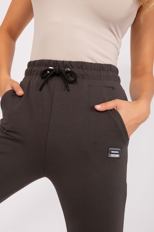 Tepláky - RV-DR-9169.63P - tmavě khaki