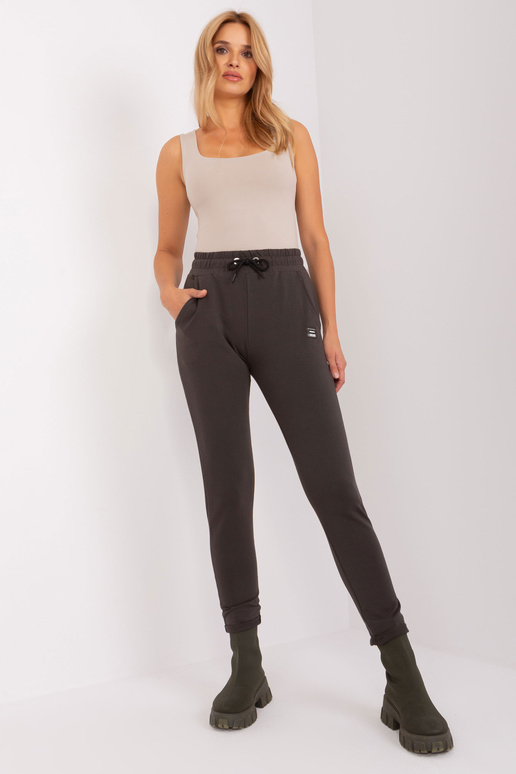 Tepláky - RV-DR-9169.63P - tmavě khaki