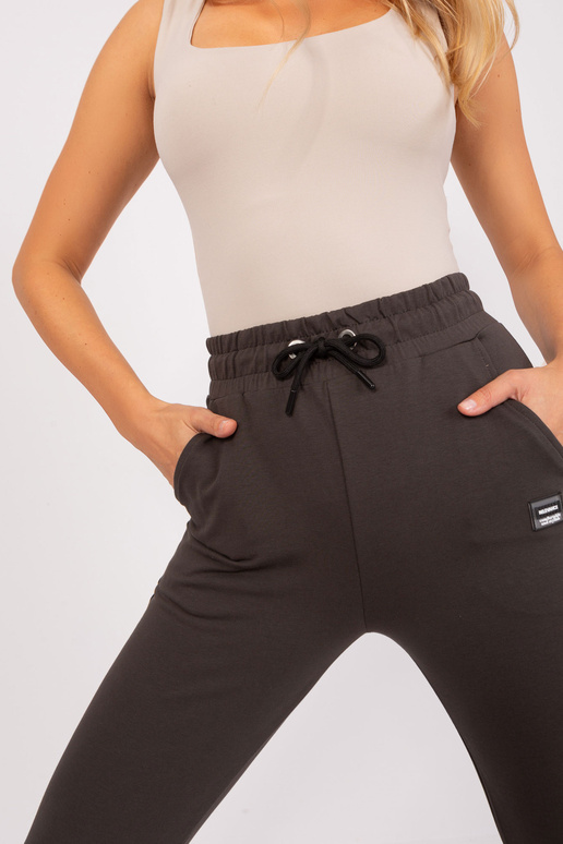 Tepláky - RV-DR-9169.63P - tmavě khaki