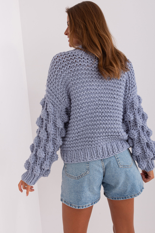 Svetr-AT-SW-2382.97P-šedo-modrý