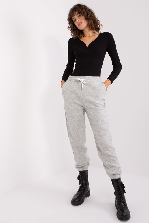 Tepláky - D10047O62214B2 - světle šedé