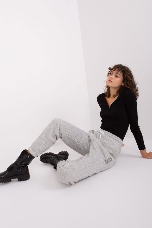 Tepláky - D10047O62214B2 - světle šedé