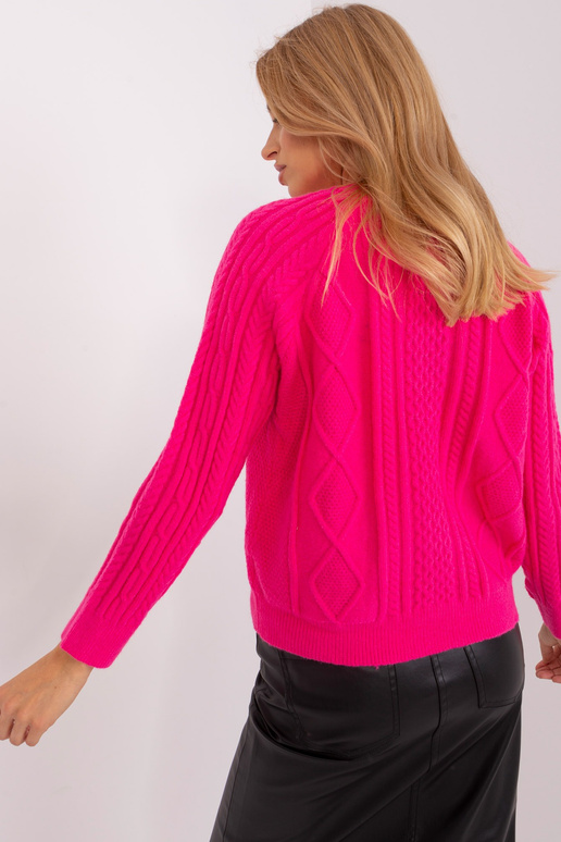 Svetr-AT-SW-2346-2,99P-tmavě růžový