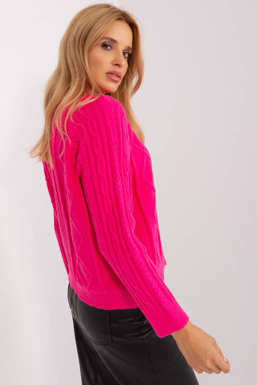 Svetr-AT-SW-2346-2,99P-tmavě růžový