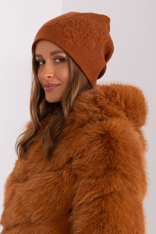 Čepice-AT-CZ-23250.61P-světle hnědá