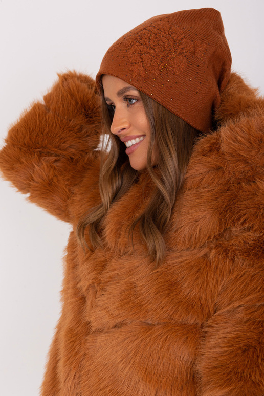 Čepice-AT-CZ-23250.61P-světle hnědá