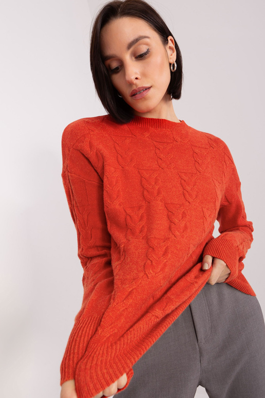 Svetr-AT-SW-2340.43-tmavě oranžový