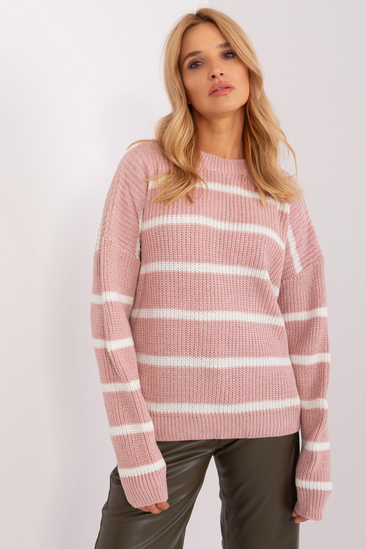 Svetr-BA-SW-8025.38P-tmavě růžový