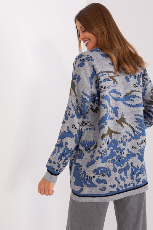 Kardigan-BA-SW-8045.30X-šedo-modrý Kardigan-BA-SW-8045.30X-šedo-modrý