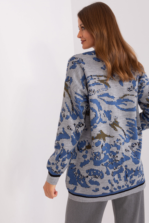 Kardigan-BA-SW-8045.30X-šedo-modrý Kardigan-BA-SW-8045.30X-šedo-modrý