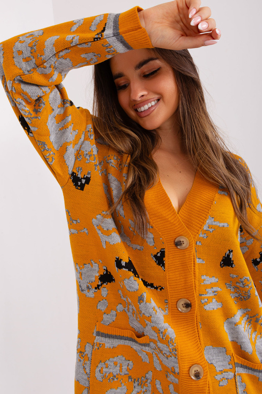 Cardigan-BA-SW-8045.30X-tmavě žlutá