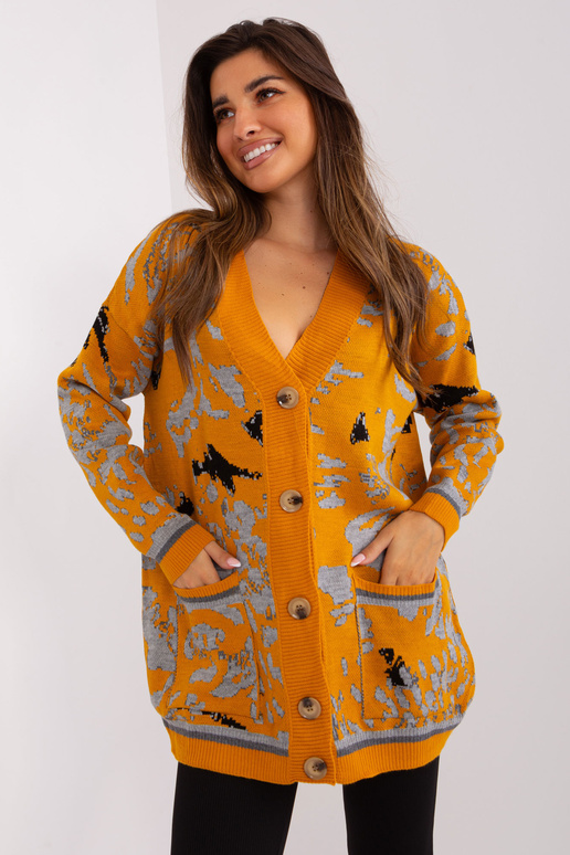 Cardigan-BA-SW-8045.30X-tmavě žlutá