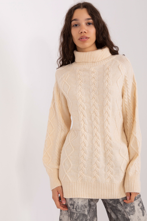 Svetr-AT-SW-2355-2.12P-světle béžový