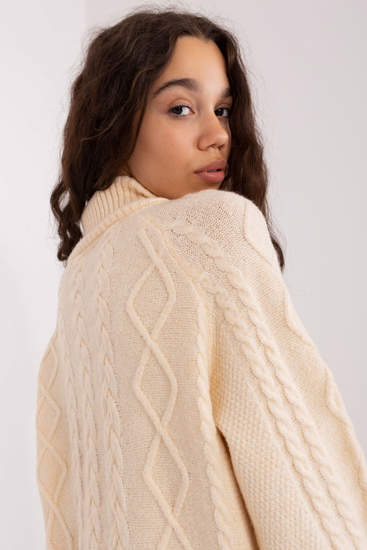 Svetr-AT-SW-2355-2.12P-světle béžový