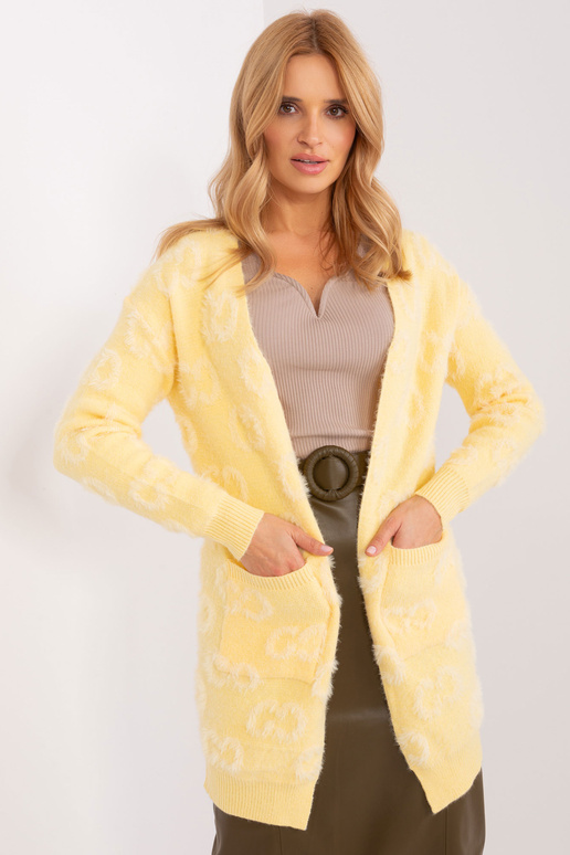 Sweter-AT-SW-234502.38X-jasny żółty Sweter-AT-SW-234502.38X-jasny żółty