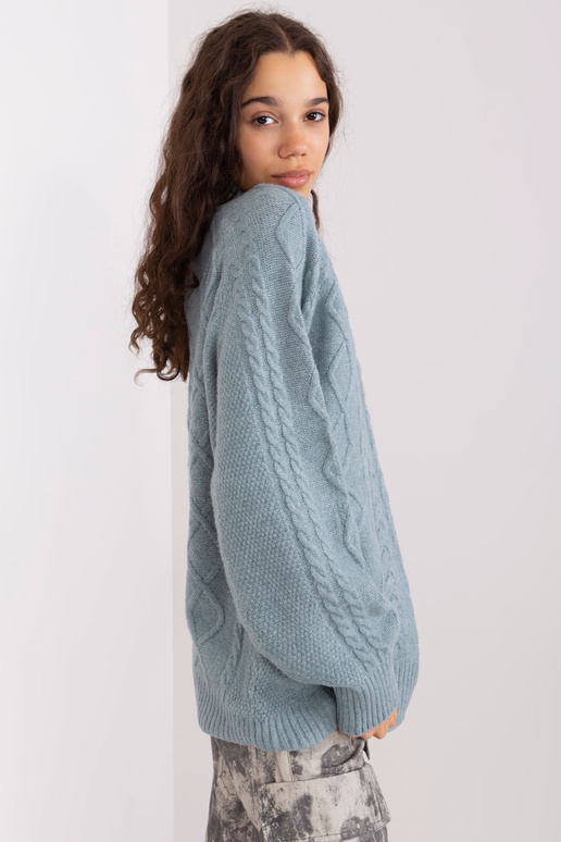 Svetr-AT-SW-2355-2.12P-šedo-modrý