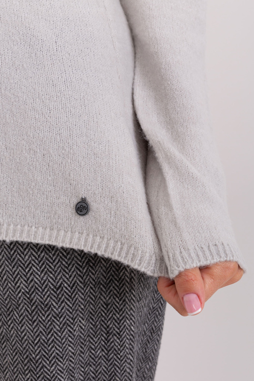 Svetr - D93110W90652B3VEN - světle šedý